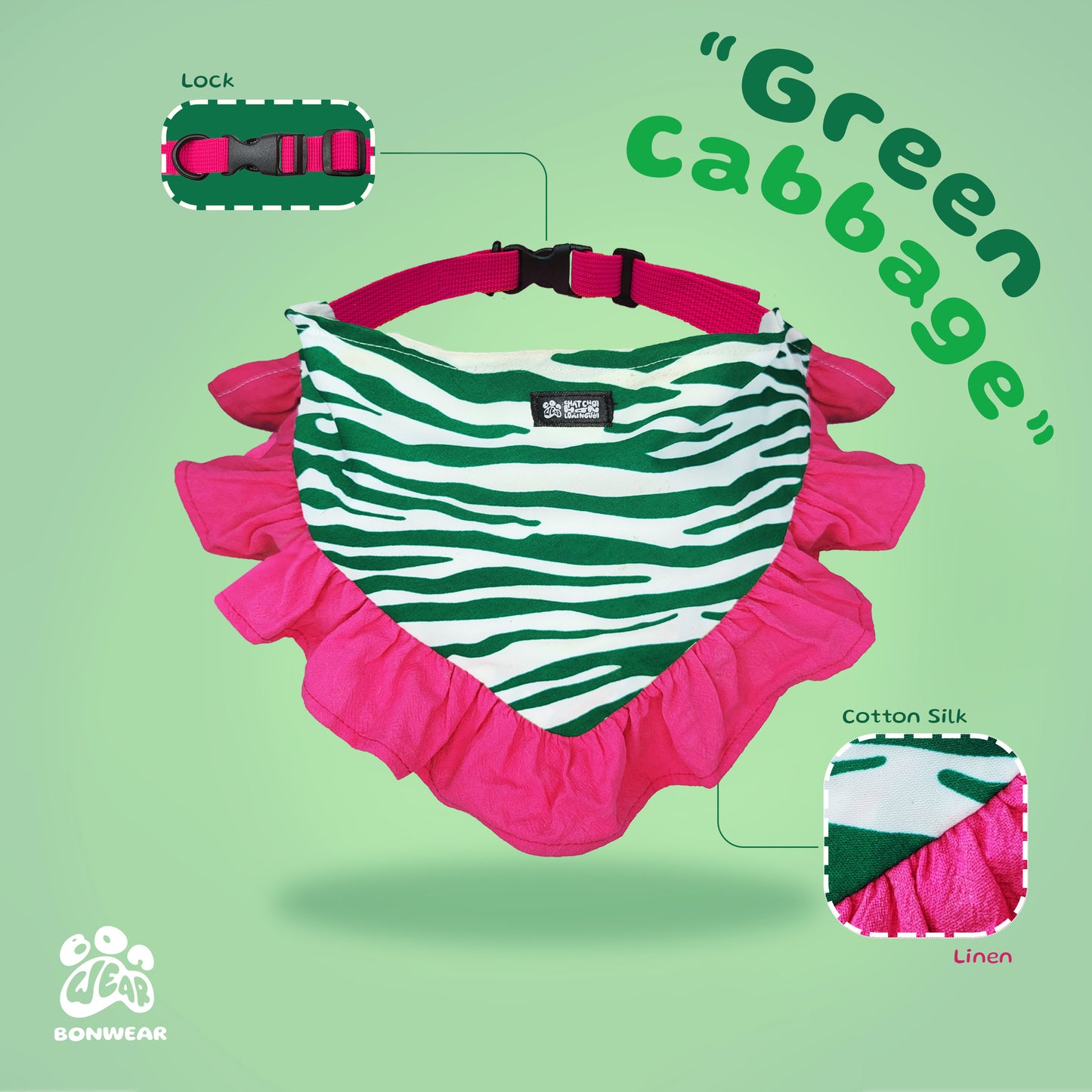 BANDANA GREEN CABBAGE (BẮP CẢI XANH)