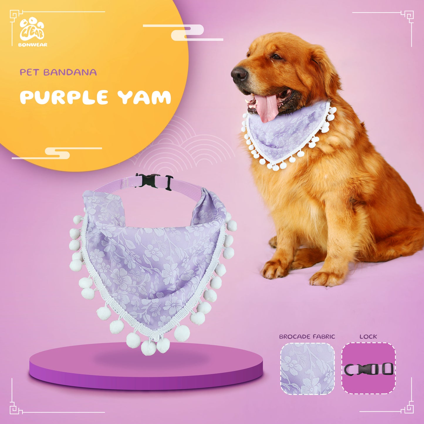 BANDANA PURPLE YAM (KHOAI MỠ)