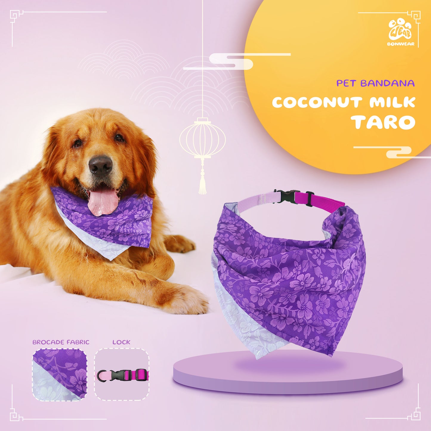 BANDANA COCONUT MILK TARO (KHOAI MÔN SỮA)