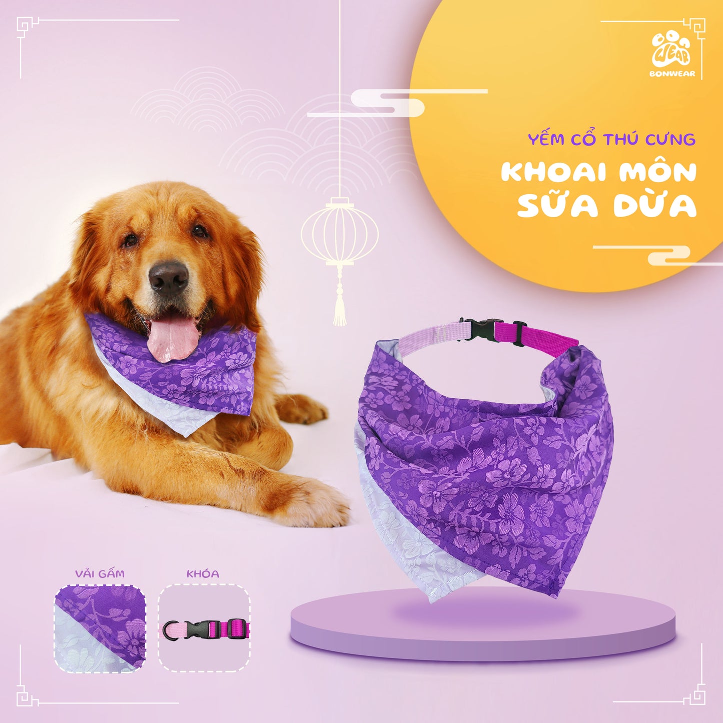 BANDANA COCONUT MILK TARO (KHOAI MÔN SỮA)