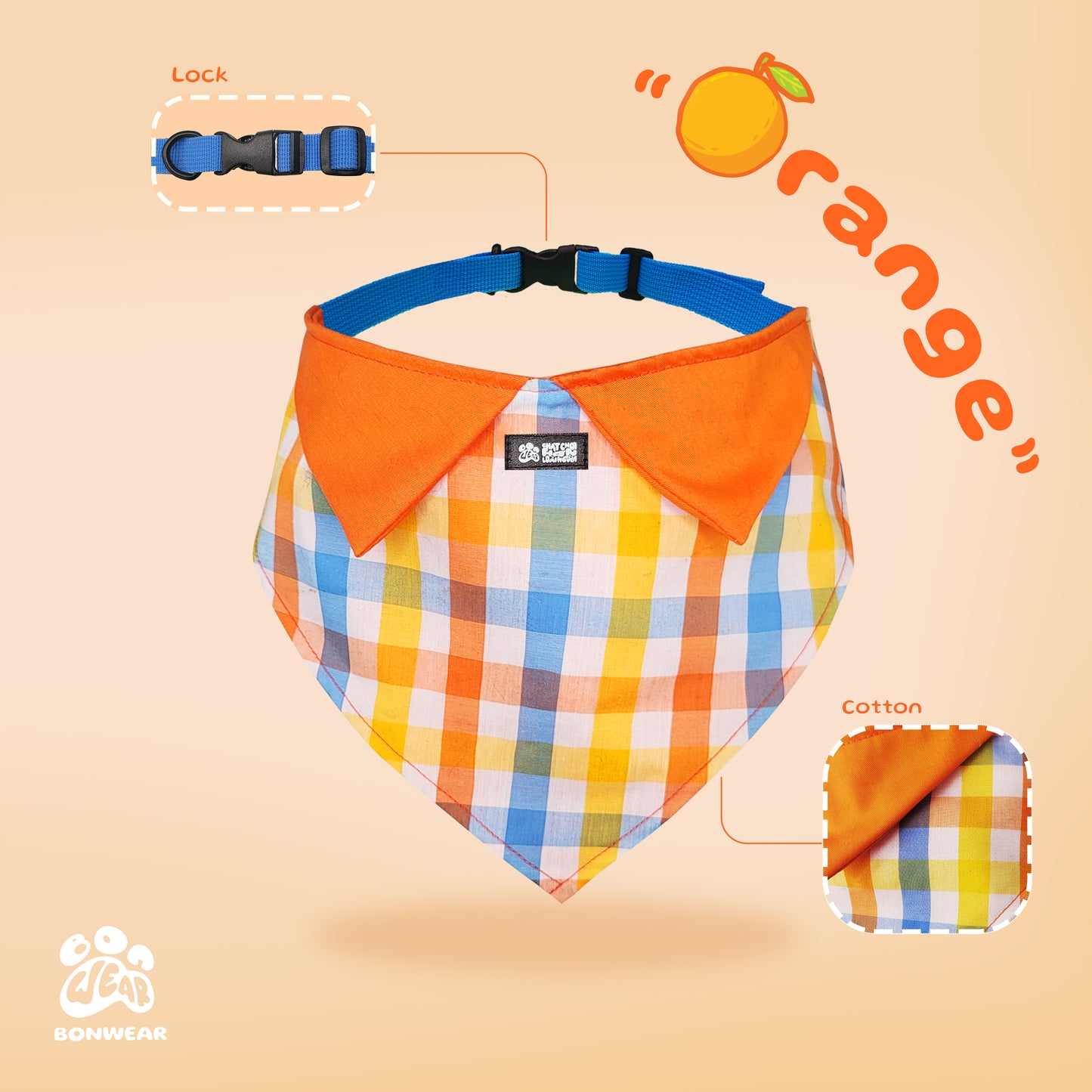BANDANA ORANGE (CAM)