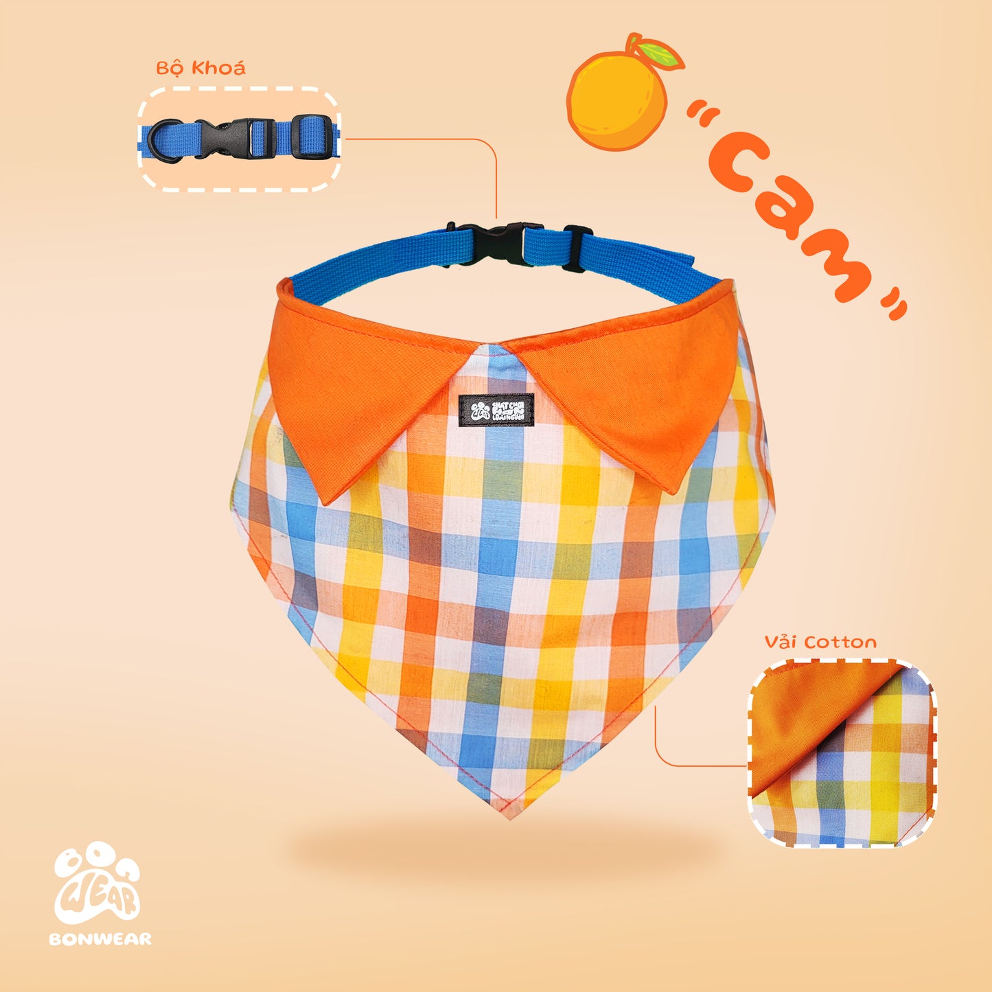 BANDANA ORANGE (CAM)