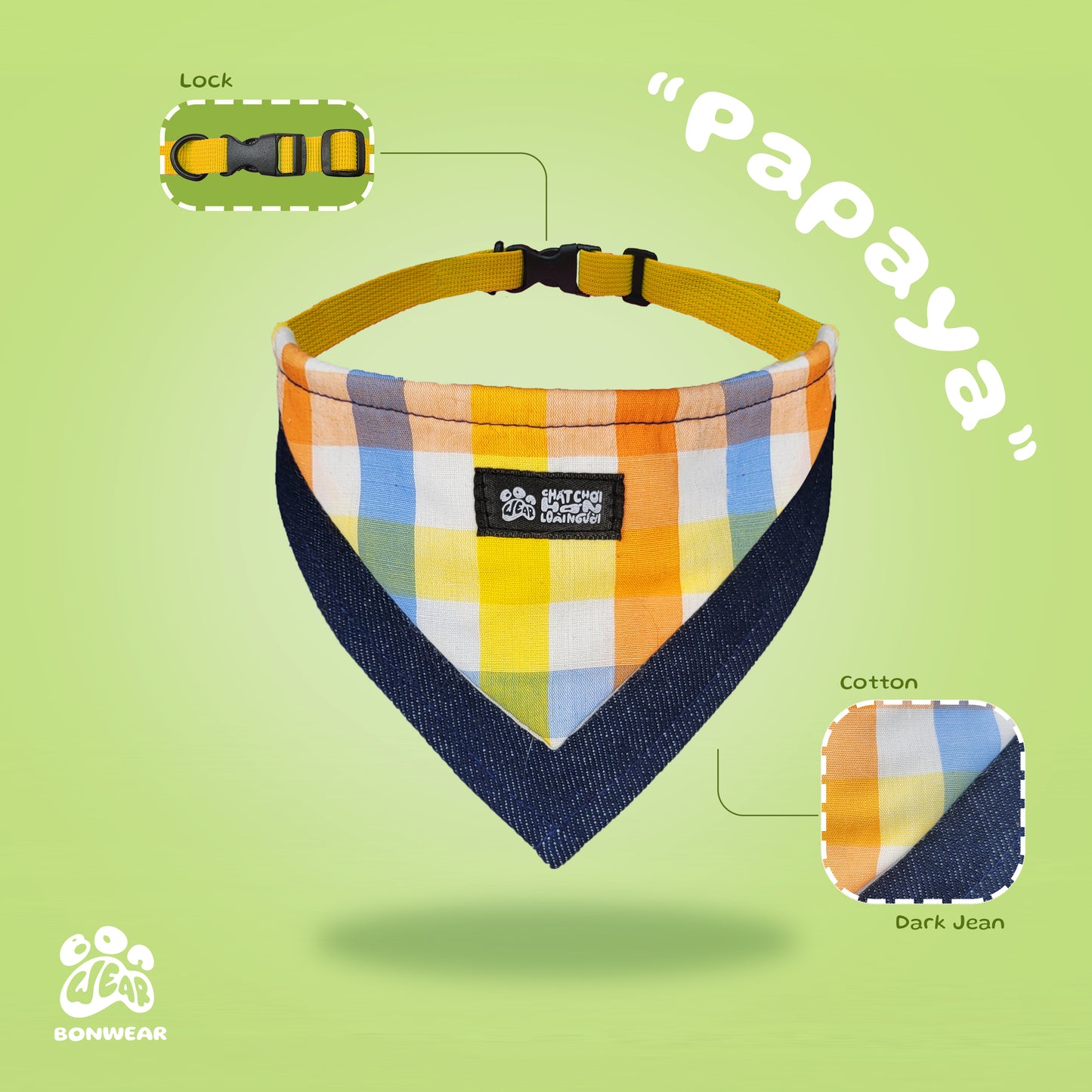BANDANA PAPAYA (ĐU ĐỦ)
