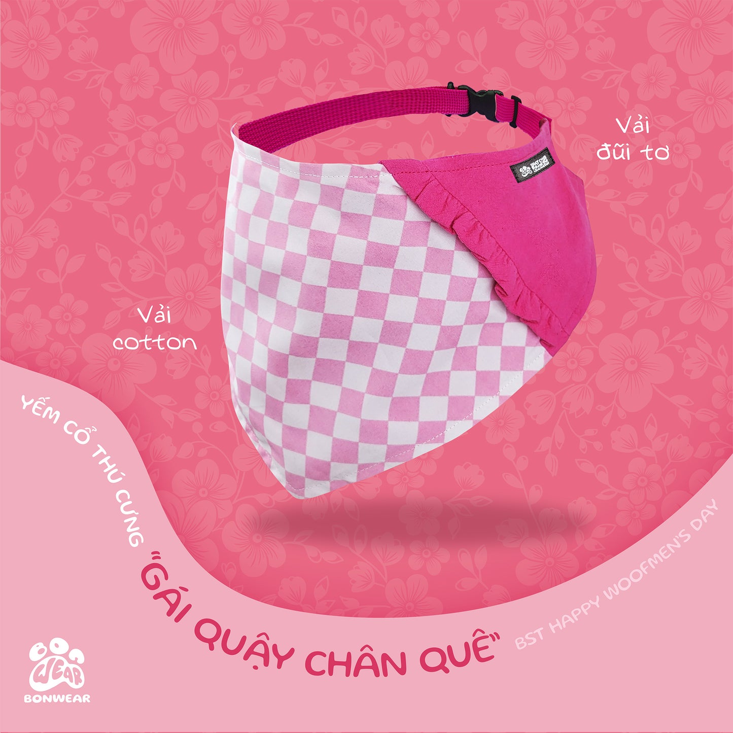 BANDANA GÁI QUẬY CHÂN QUÊ