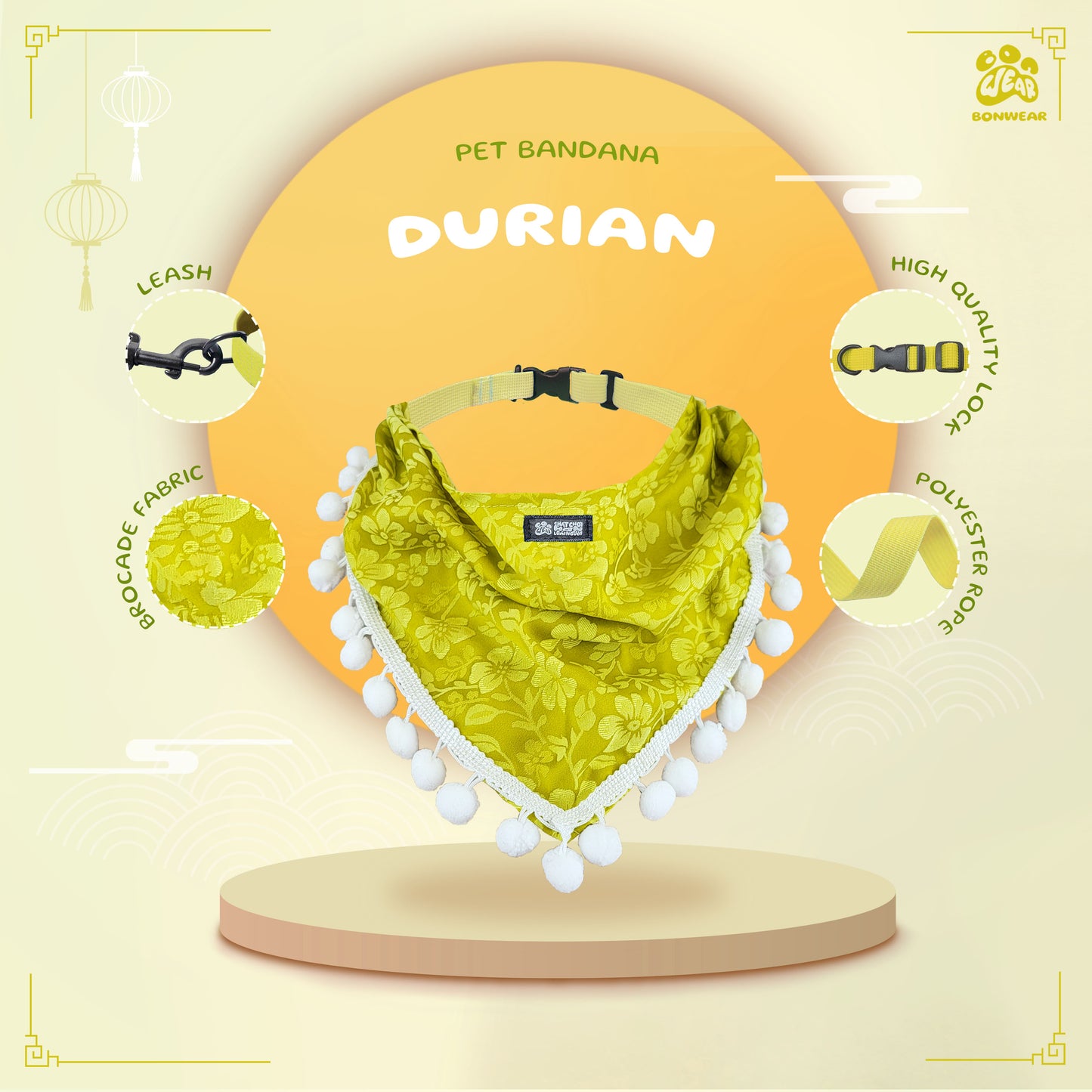 BANDANA DURIAN (SẦU RIÊNG)