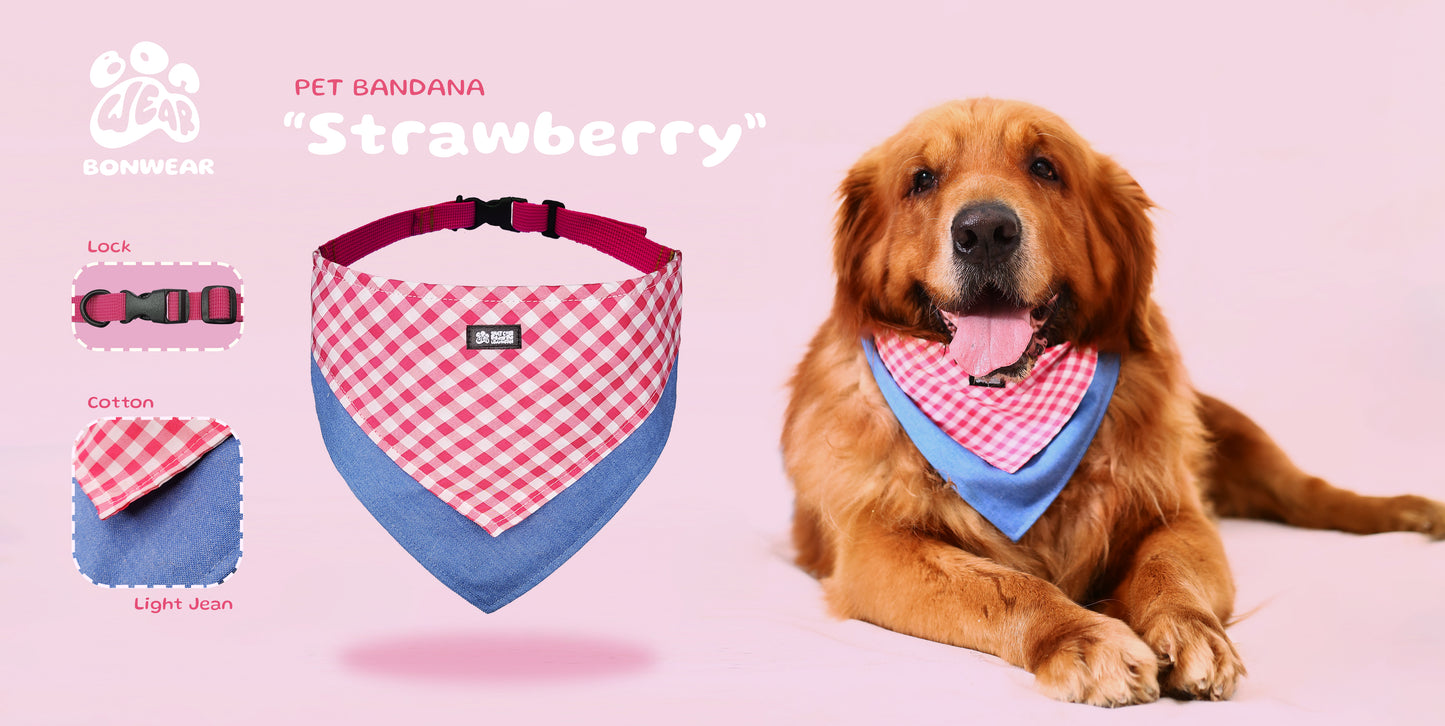 BANDANA STRAWBERRY (DÂU TÂY)