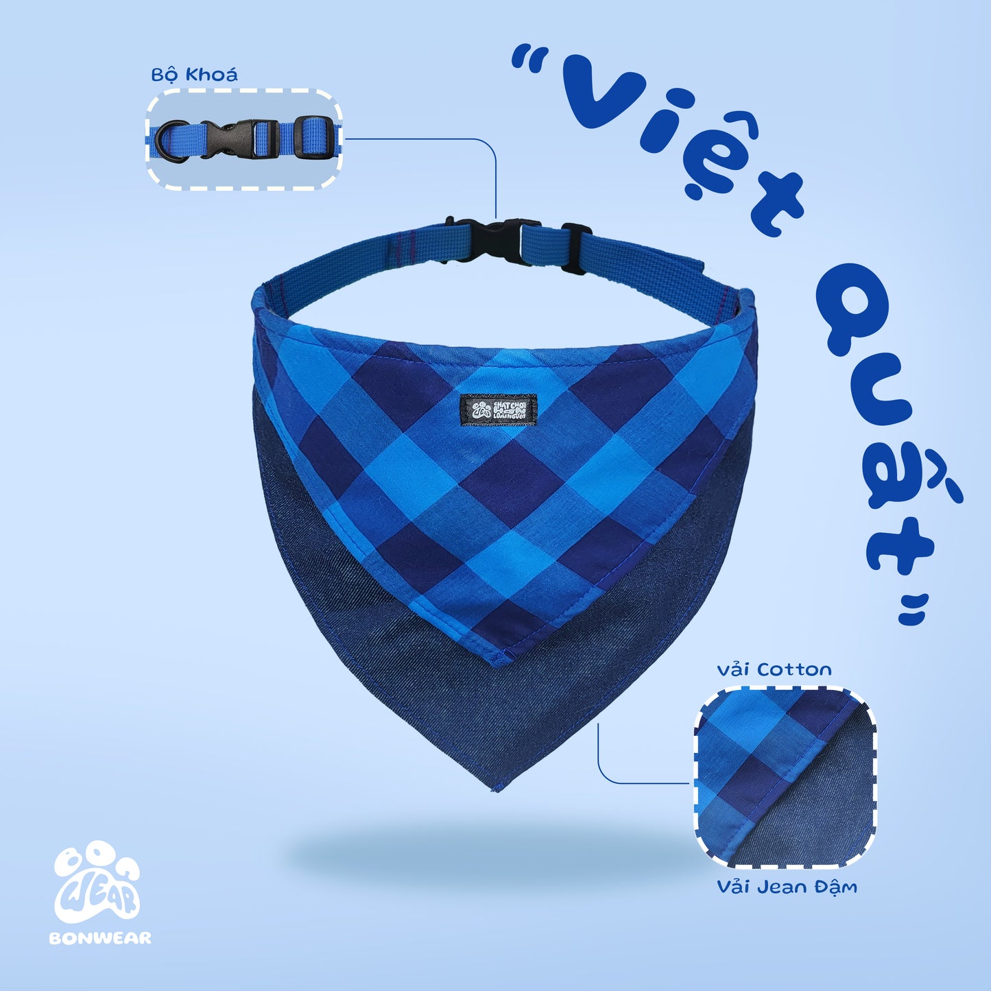 BANDANA BLUEBERRY (VIỆT QUẤT)