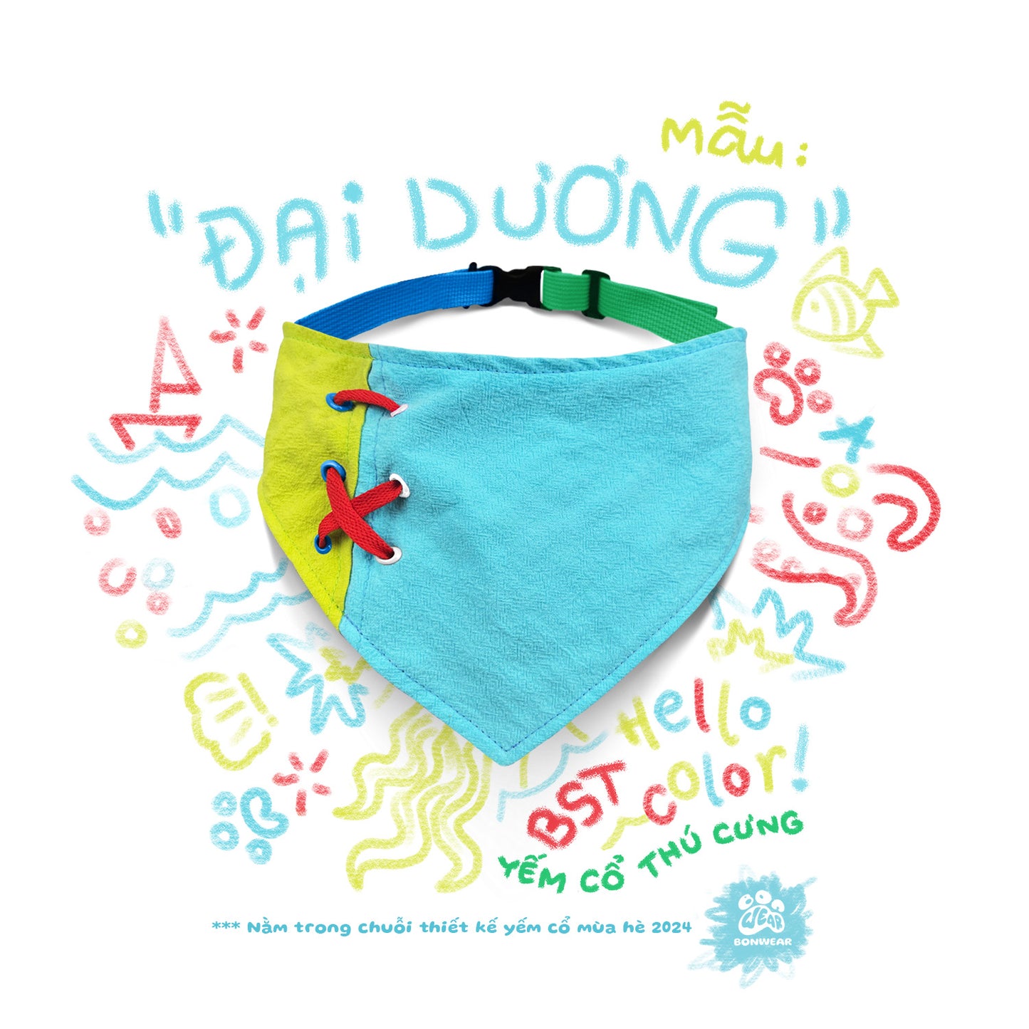BANDANA ĐẠI DƯƠNG XANH