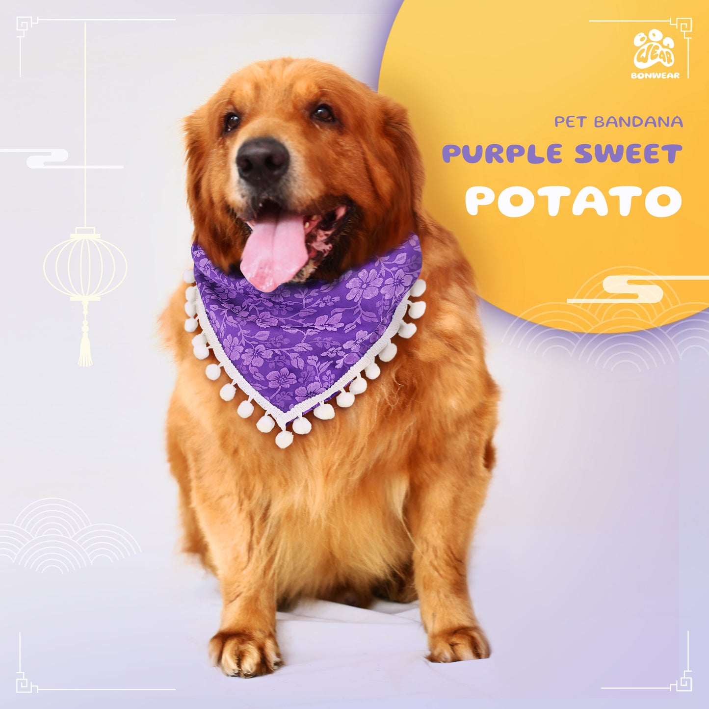 BANDANA PURPLE SWEET POPTATO (KHOAILANGTIM)