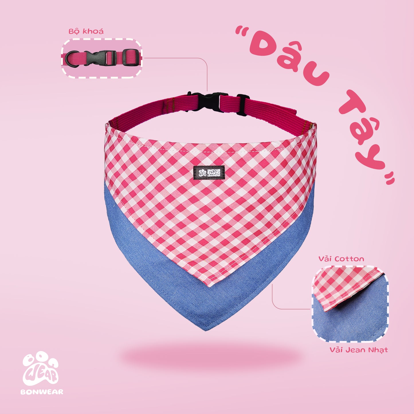 BANDANA STRAWBERRY (DÂU TÂY)
