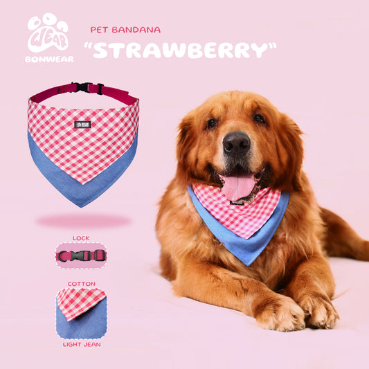 BANDANA STRAWBERRY (DÂU TÂY)